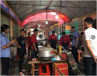 乡厨合作社的现场照片